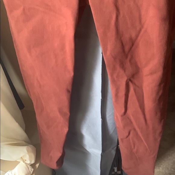 Express Slim Rust Orange Jeans - Picture 3 of 3